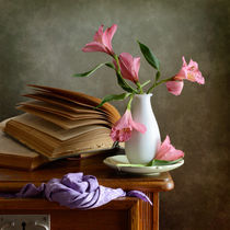 Pinke Blumen von Nikolay Panov