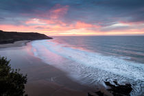 Caswell Bay sunrise von Leighton Collins