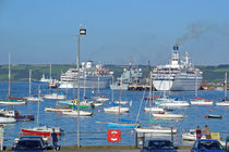 Harbour and Queen's Wharf, Falmouth von Rod Johnson