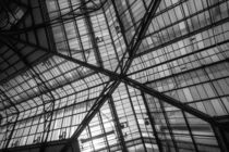 Liverpool Street Station Glass Ceiling Abstract von John Williams