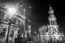 Dresden bei Nacht - Katholische Hofkirche #2 von Colin Utz