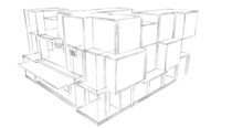 Architecture sketch of building  von Shawlin I