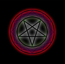 Glowing pentagram by Shawlin I