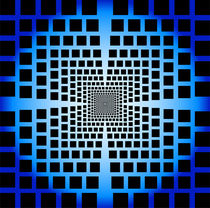      Illusionist background with black squares von Shawlin I