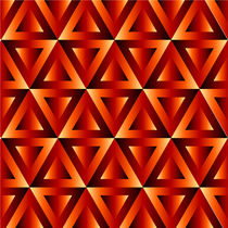 Optical illusion with triangles von Shawlin I