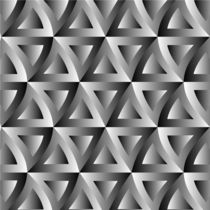 Optical illusion with triangles  by Shawlin I