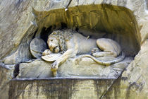 Löwendenkmal in Luzern von Gerhard Köhler