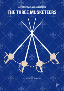 No724 My The Three Musketeers minimal movie poster von chungkong