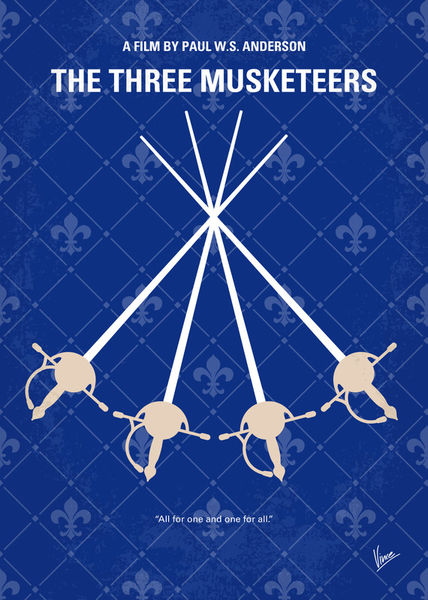 No724-my-the-three-musketeers-minimal-movie-poster