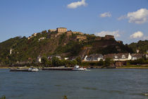 Koblenz mit Festung Ehrenbreitenstein von Gerhard Köhler