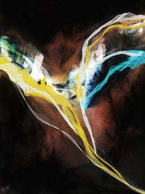 Angel painting abstract - Engel abstrakt II von Chris Berger