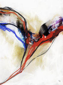 Angel painting abstract - Engel abstrakt by Chris Berger