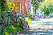 Fahrräder an der Wand by mnfotografie