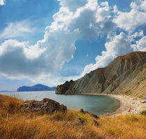 Tikhaya Cove of the Bay of Koktebel, Crimea von Yuri Hope