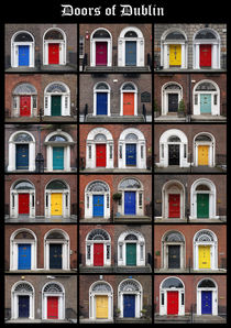 Doors of Dublin by Rainer Grosskopf