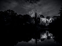 Belvedere Castle in Central Park at Night by James Aiken