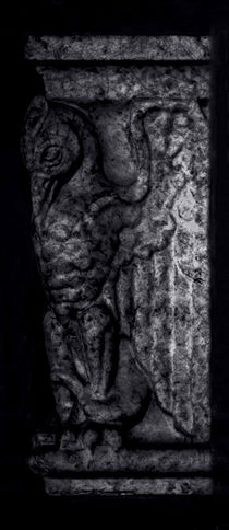 Stone Gargoyle Profile - Right by James Aiken