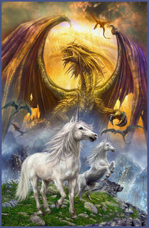 Dragon and Unicorns by Jan Patrik Krasny
