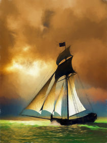 Stormy sea von Andreas Hoops