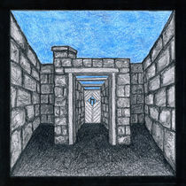 Het -the Wall or Courtyard by Lyle Goorvich