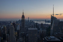 Sunset Manhattan by Sascha Mueller