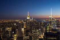 Empire State Building night scene by Sascha Mueller