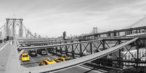 Brooklyn Bridge Taxis by Sascha Mueller
