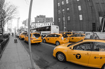 Taxi invasion New York by Sascha Mueller