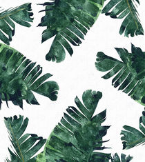 Banana Leaf Watercolor by Uma Gokhale