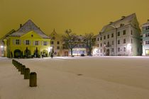 Winternacht Freiburger Münsterplatz by Patrick Lohmüller