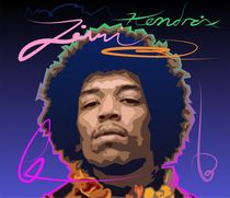 Jimi Hendrix by zelko radic