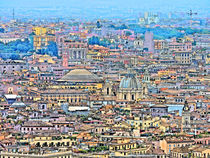 Rome Cityscape von GabeZ Art