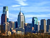 Philadelphia Pa Skyline II by Susan Savad