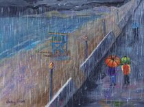 Hermosa Beach Rain by Jamie Frier