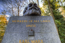 Karl Marx Memorial Statue Highgate London by David Pyatt