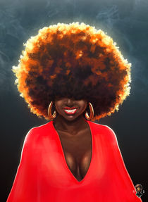 Afro and Happy by Daniel Minlo