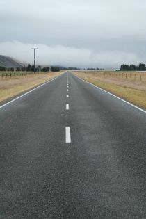 Gerade Straße - Neuseeland von stephiii