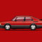 Illu-saab-900-turbo-red-poster