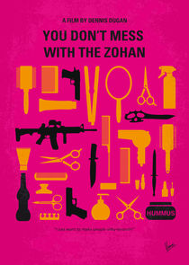 No743 My You Dont Mess with the Zohan minimal movie poster von chungkong