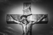 Jesus Cross Statue von David Pyatt