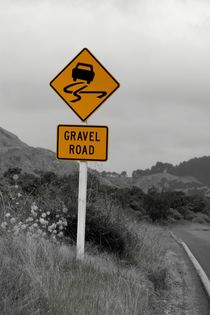 Road sign in New Zealand von stephiii