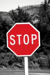 STOP road sign in New Zealand von stephiii
