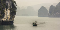 Halong Bay and fisherboat by anando arnold