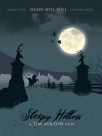Sleepy hollow heads will roll movie inspired by Goldenplanet Prints