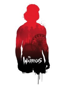 The Warriors illustration art print movie inspired von Goldenplanet Prints