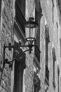 Ancient street light in Barcelona by stephiii