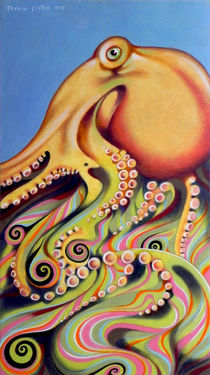psychedelic octopus by federico cortese