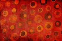 Red, Orange and Brown Dots Texture With Lines von maxal-tamor