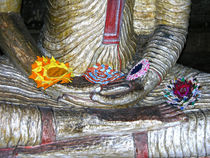 Wooden Buddha Art by Sylvia Seibl