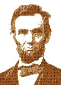 Scrabble Abraham Lincoln by Gary Hogben